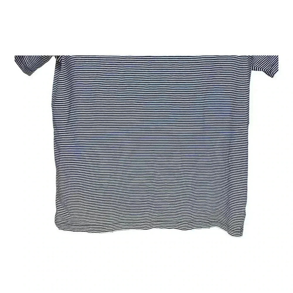 Peter Millar Polo Shirt Mens Extra Large Blue White Striped Seaside Wash Golf XL - Picture 6 of 9